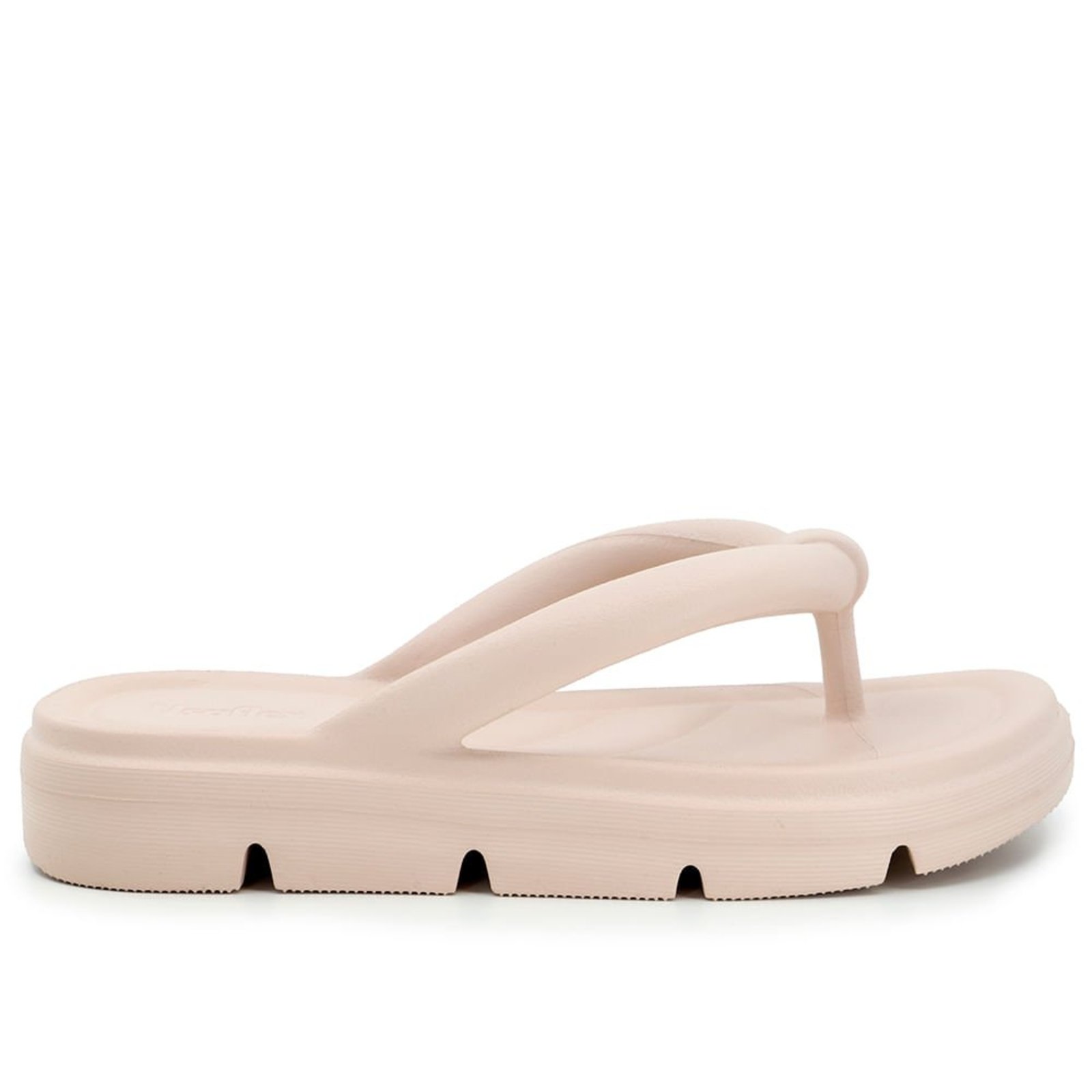 Chinelo Rosa Poofy Plataforma Eva