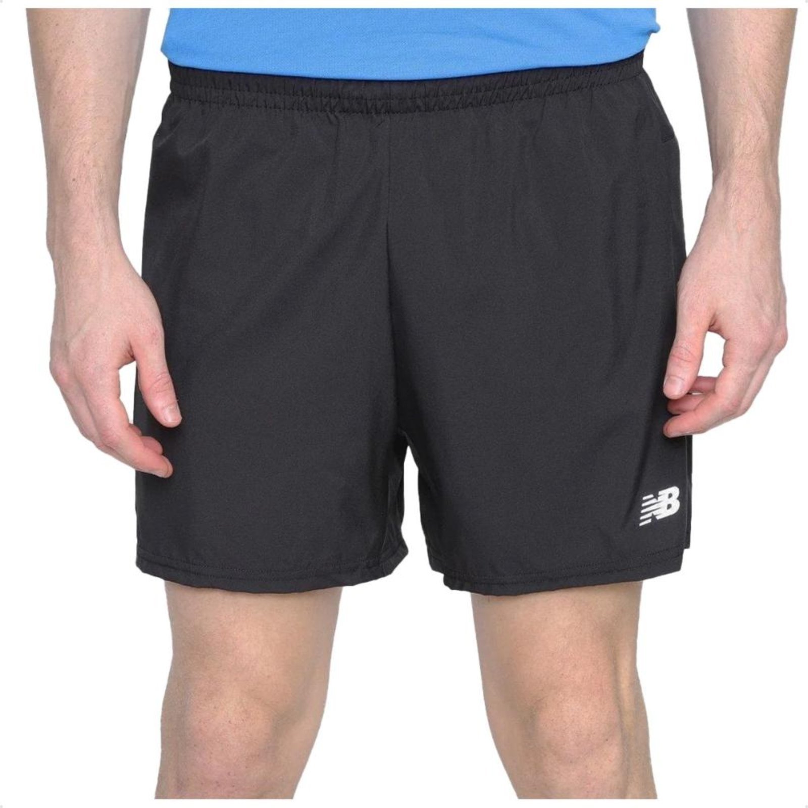 Shorts New Balance Sport Essentials 2 In 1 - 5" Masculino Preto"
