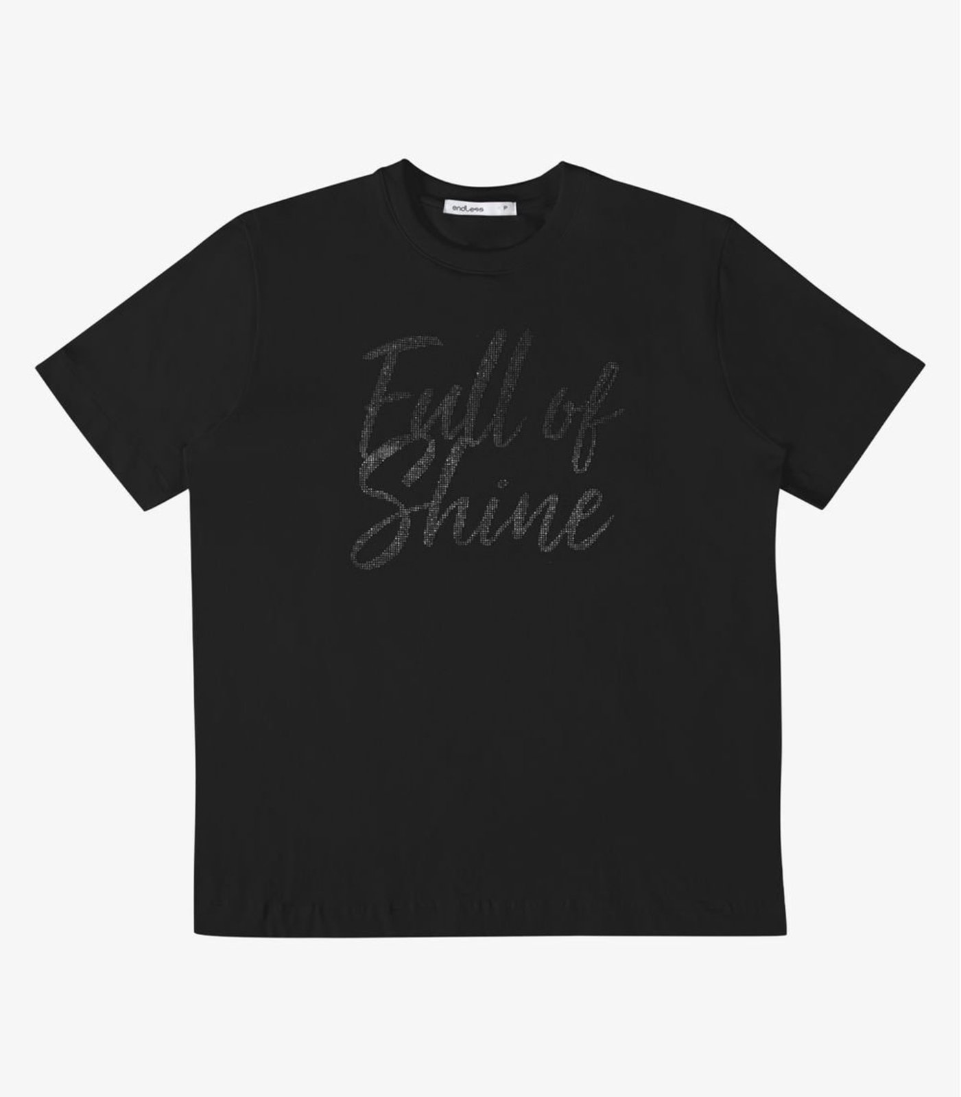 T Shirt Feminina Com Estampa Localizada Endless Preto