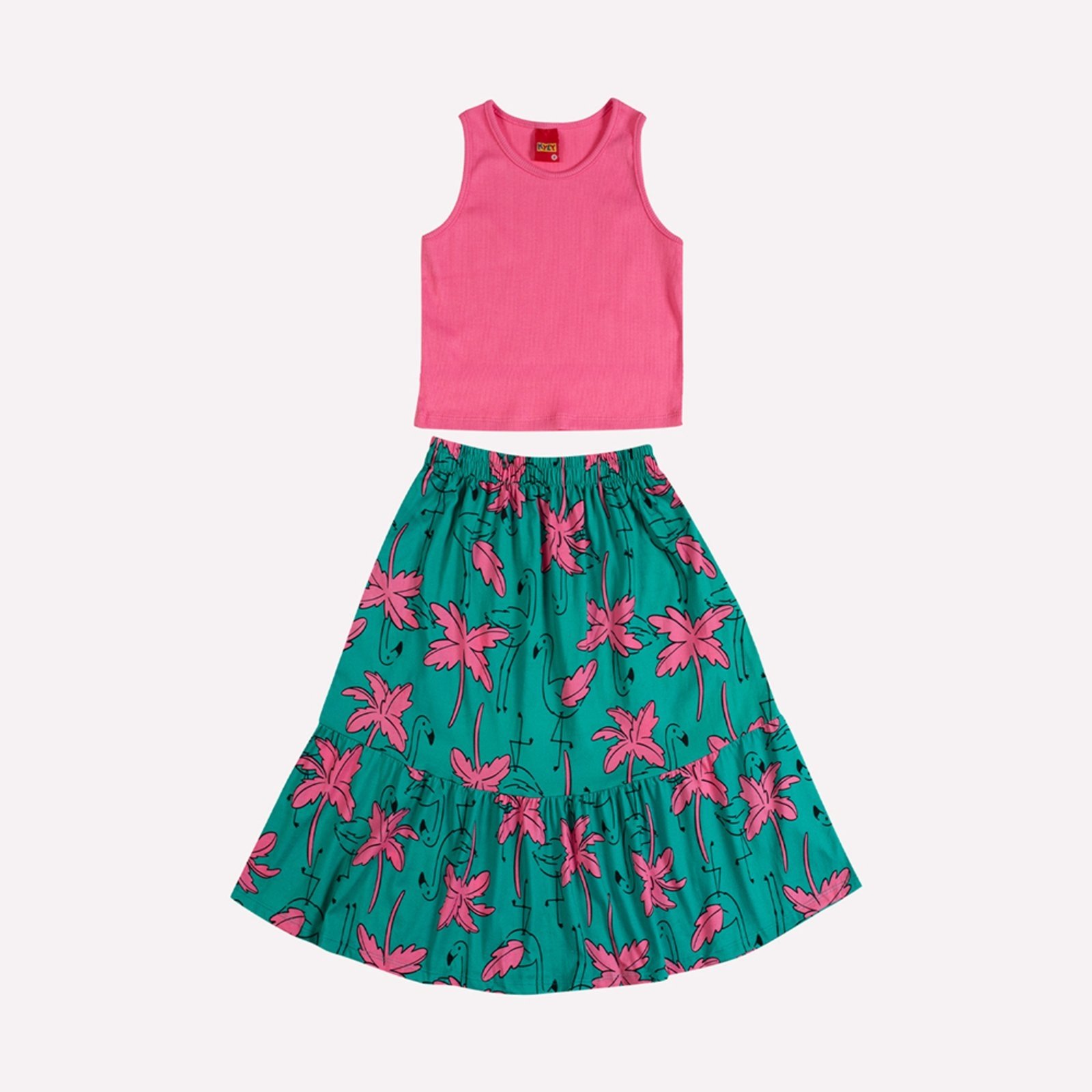Infantil – Conjunto Menina Flamingos Kyly