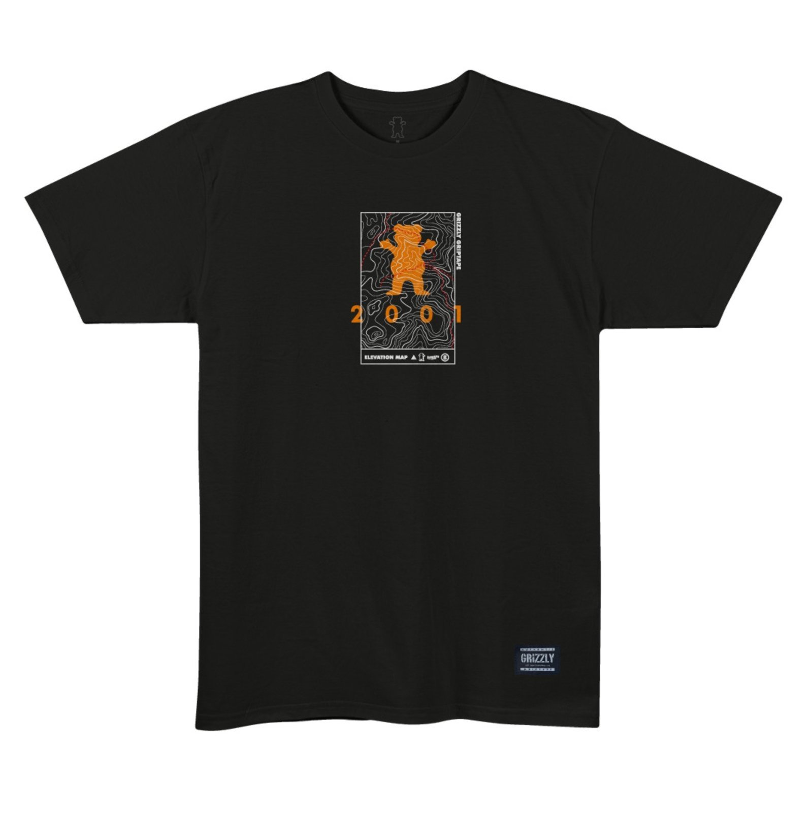 Camiseta Grizzly Terrain Tee - Black