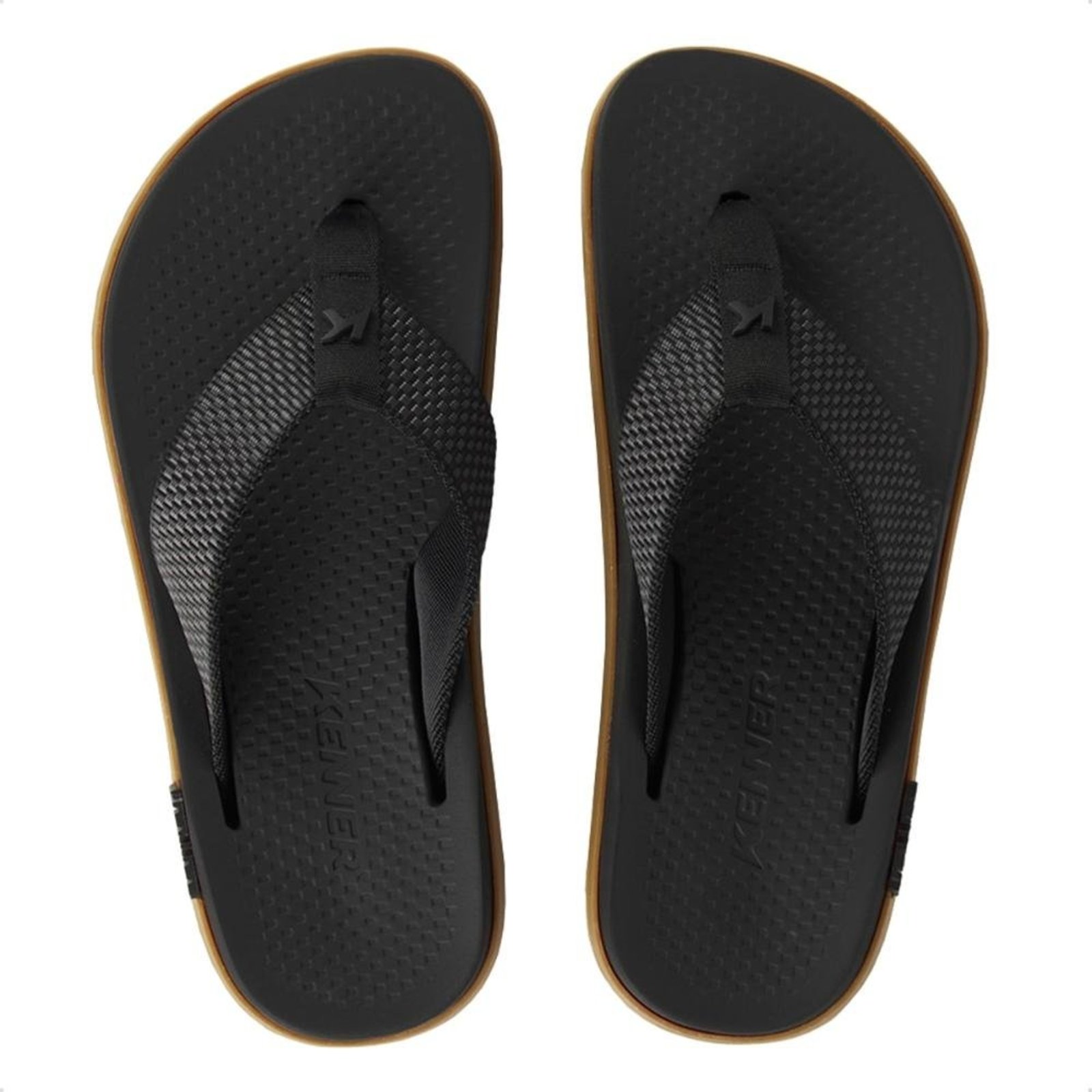 Chinelo Kenner Masculino Kivah Pro Dots Marrom
