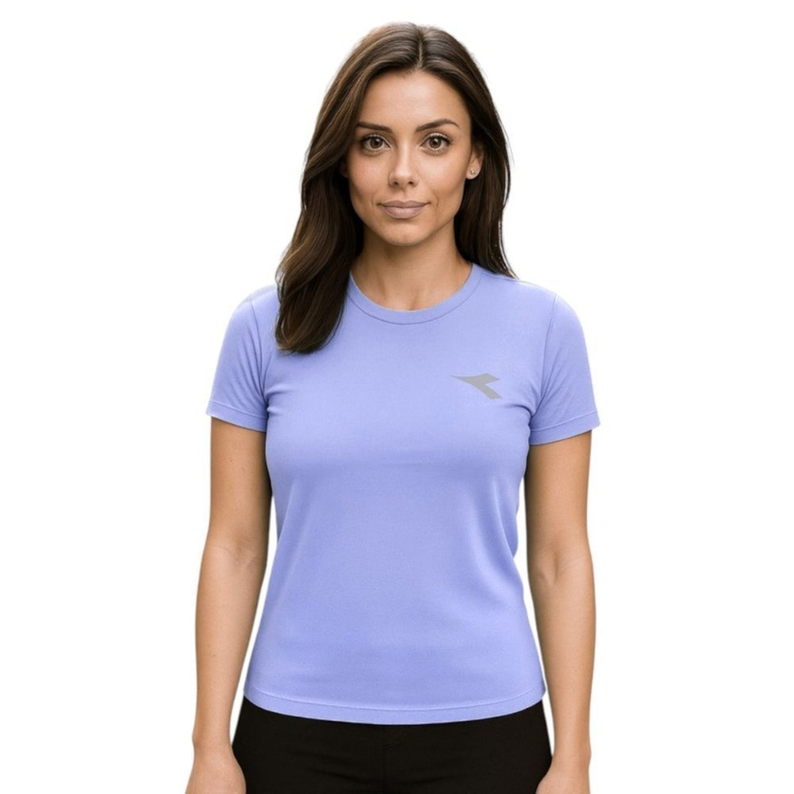 Camiseta Diadora Small Logo Feminina – Azul – diadora