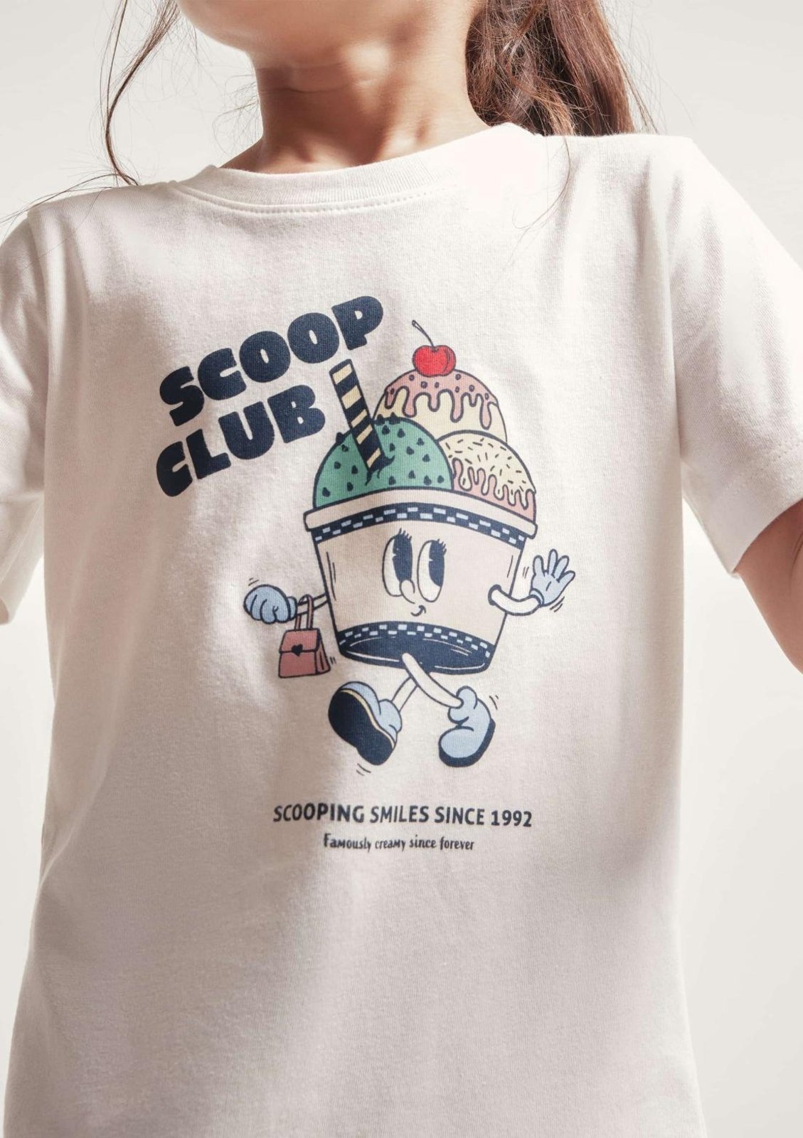 Infantil - Blusa Menina Manga Curta Com Estampa Hering