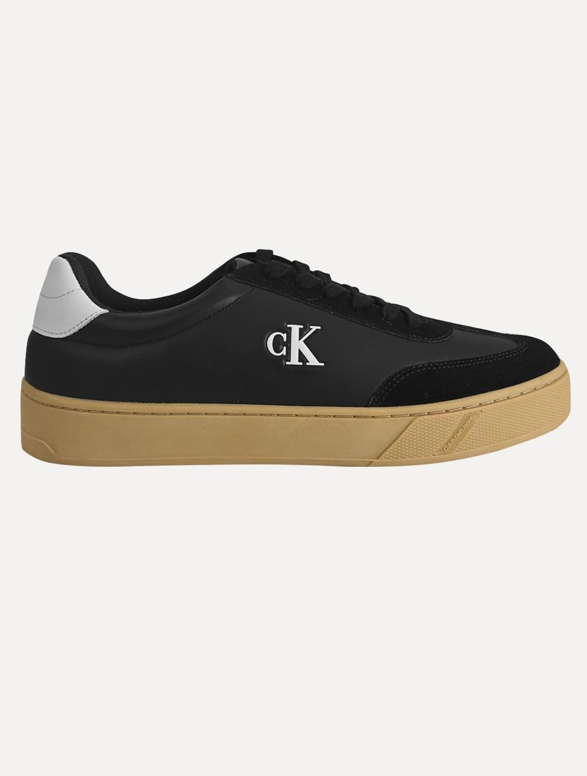 Tênis Calvin Klein Jeans Masculino Palito Embossed CK Preto