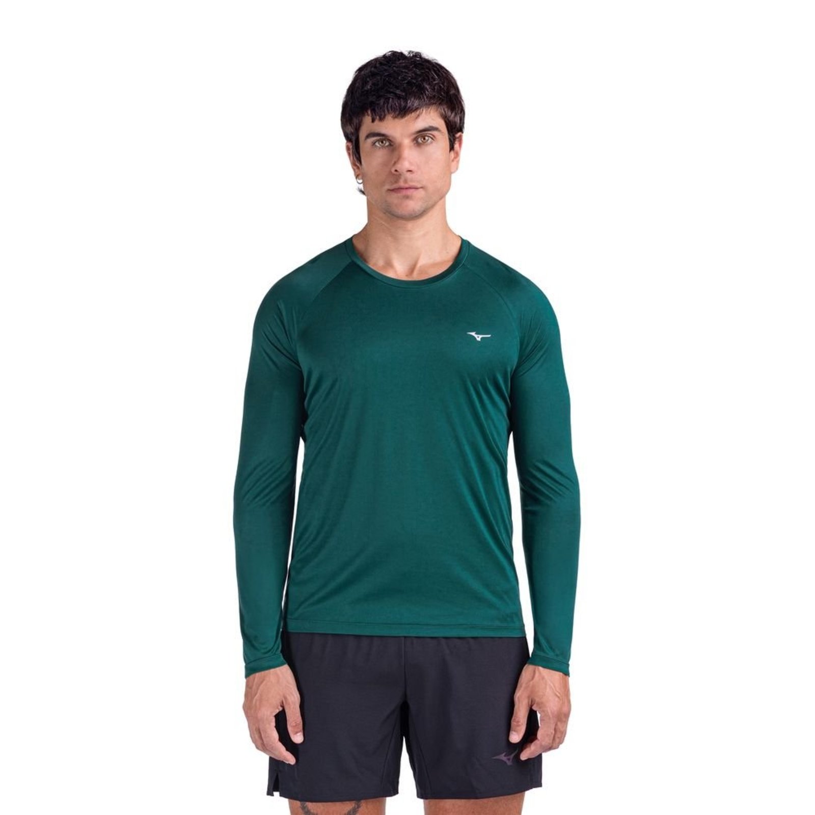 Camiseta Manga Longa de Corrida Mizuno Pro UV 2 Masculina