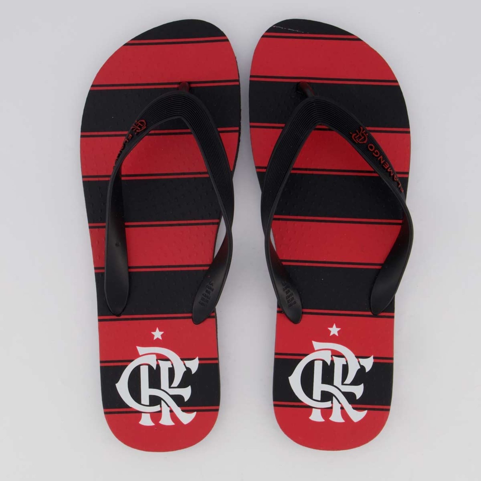 Chinelo Flamengo Manto I 2025 Preto e Vermelho