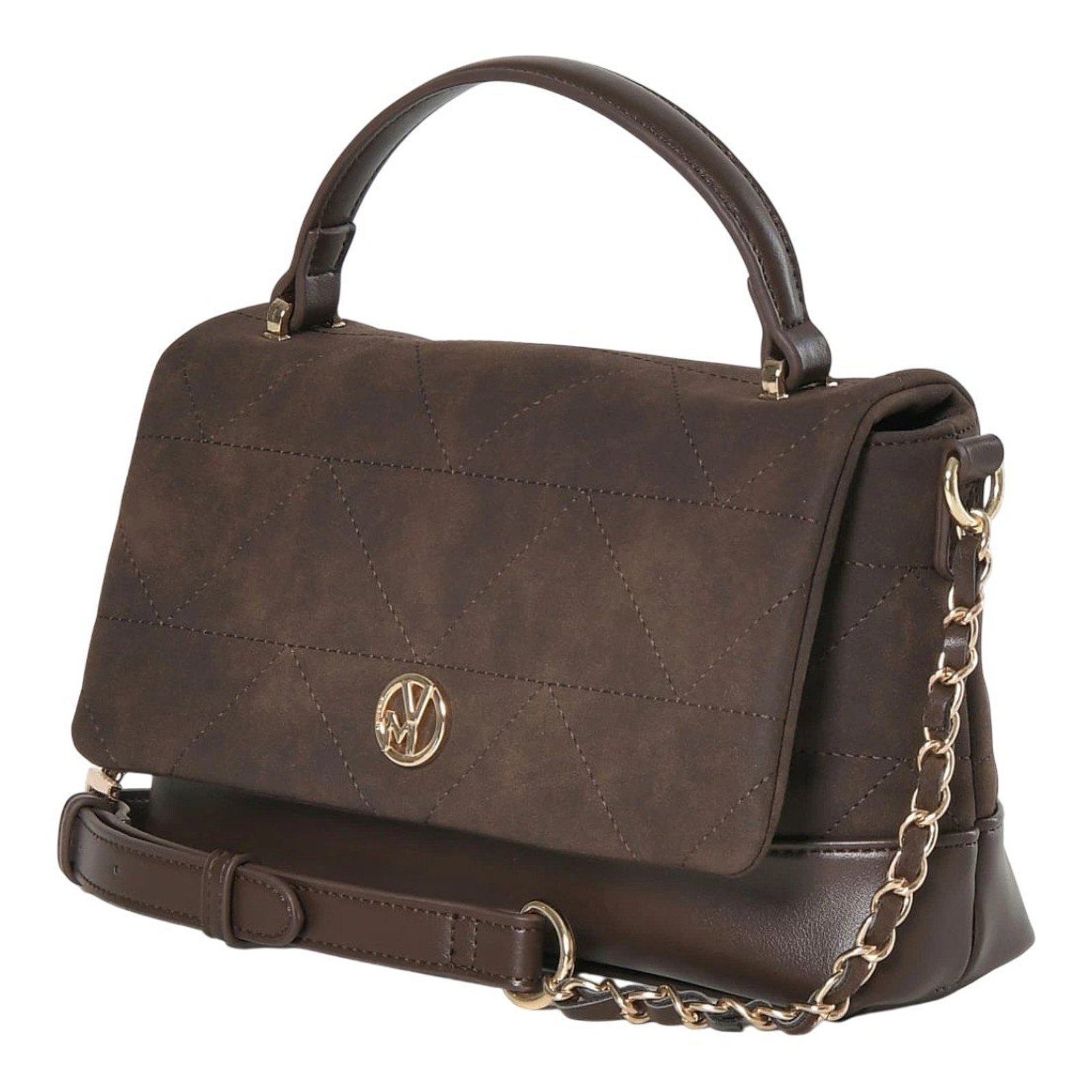 Bolsa Transversal Feminina Elegante Estruturada Via Marte
