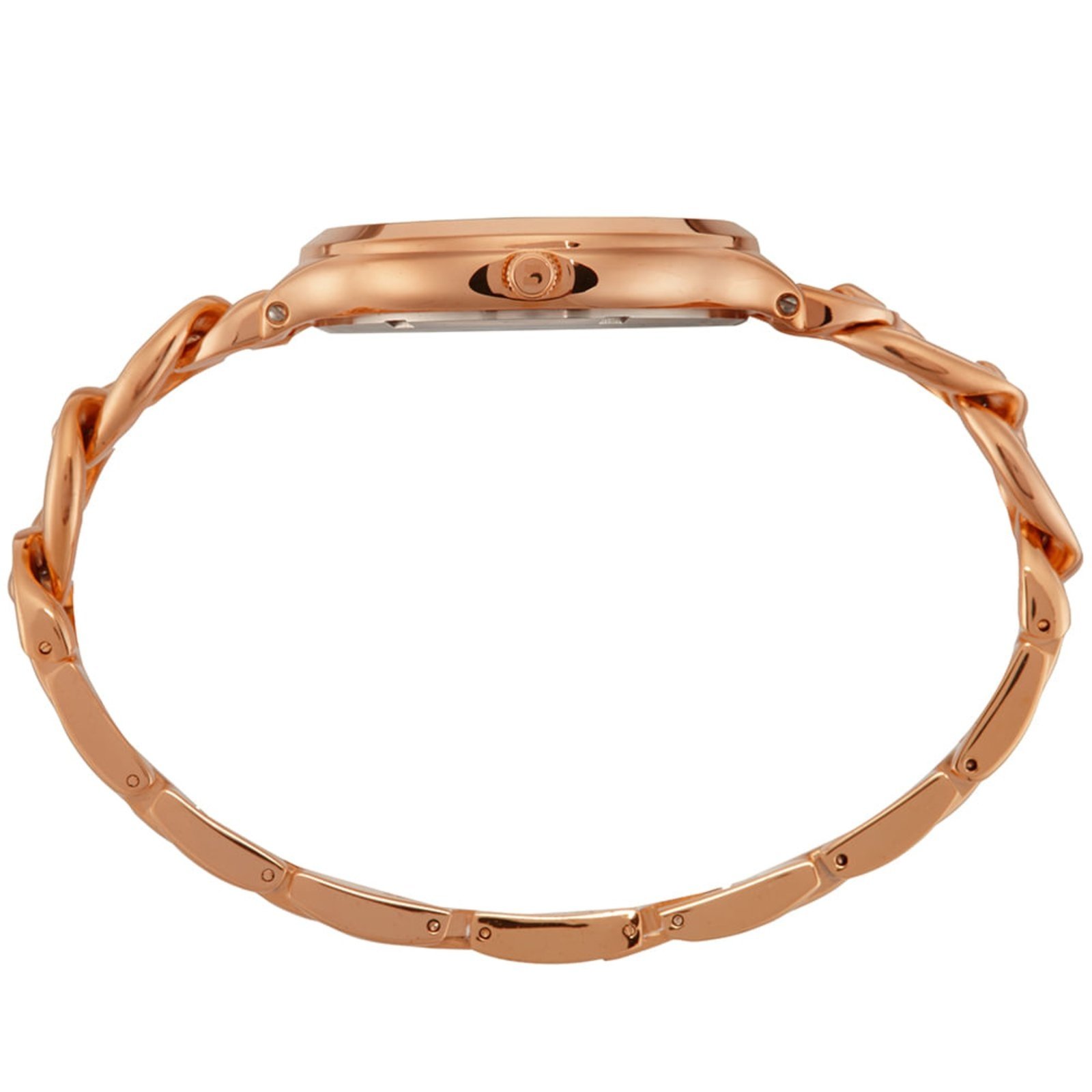 Vista 3 Relógio Seculus Feminino Minimalista Corrente Rosê rosa Seculus rosa