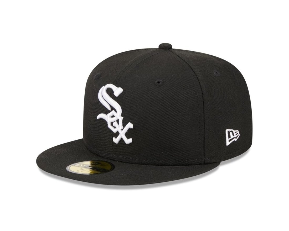 Bone New Era 59FIFTY Chicago White Sox Preto