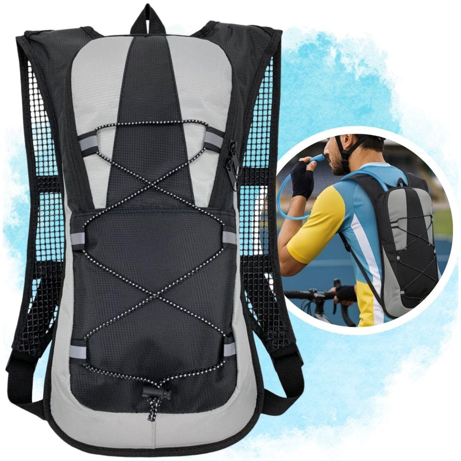 Mochila De Hidratação Para Corrida Bolsa De Agua Ciclismo Bolsa de Agua Mochila para Trilhas Corrida Rumos