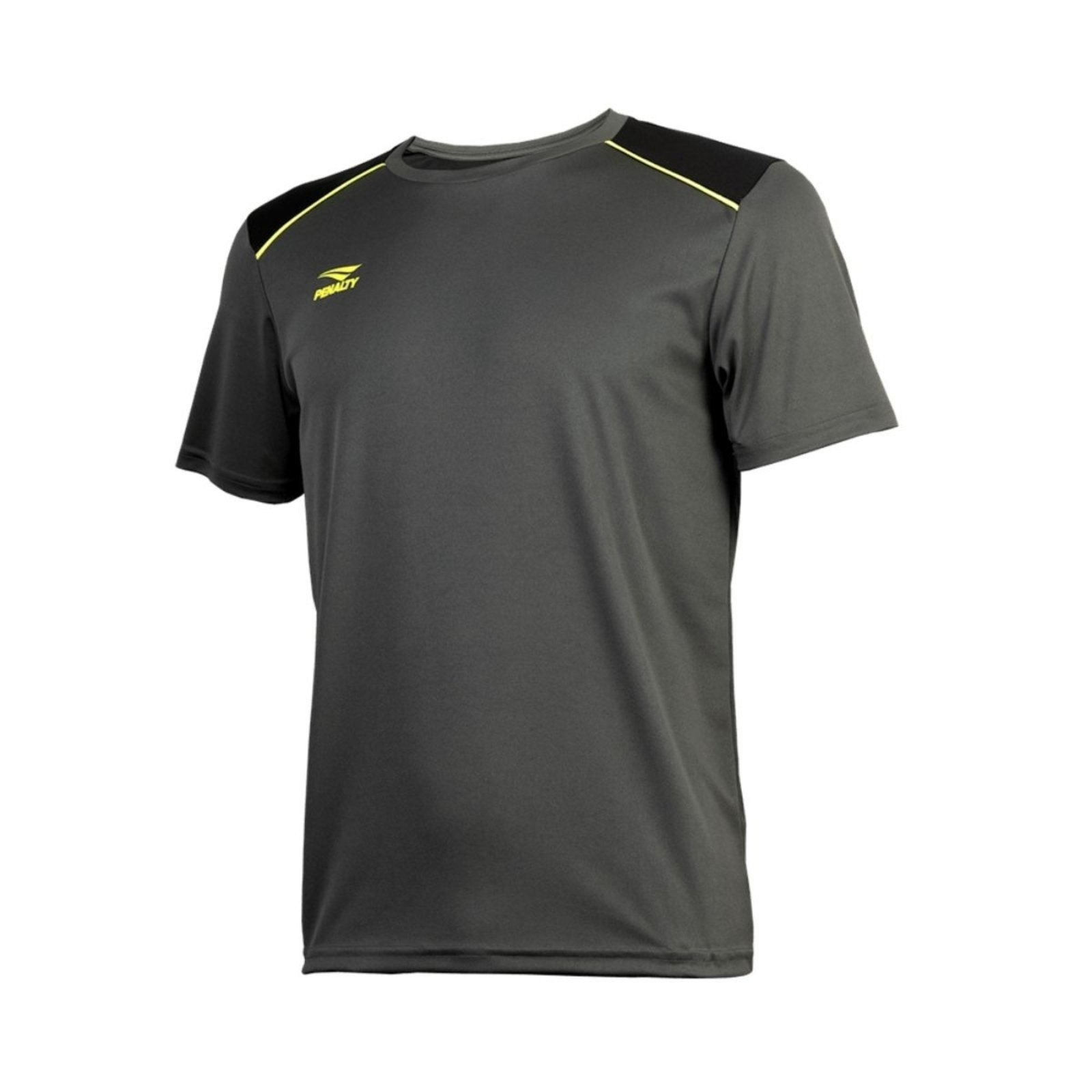 Camiseta Penalty Futebol Shoulder Juvenil – Chumbo