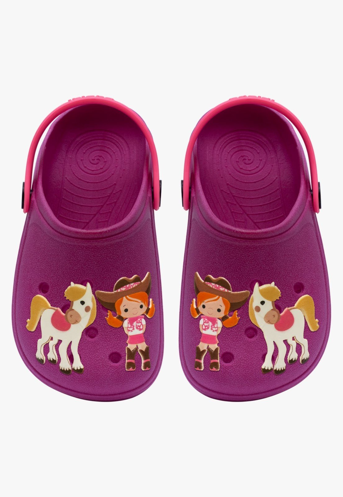 Infantil - Sandalia Babuche Pópidi Menina Cowgirl Pink