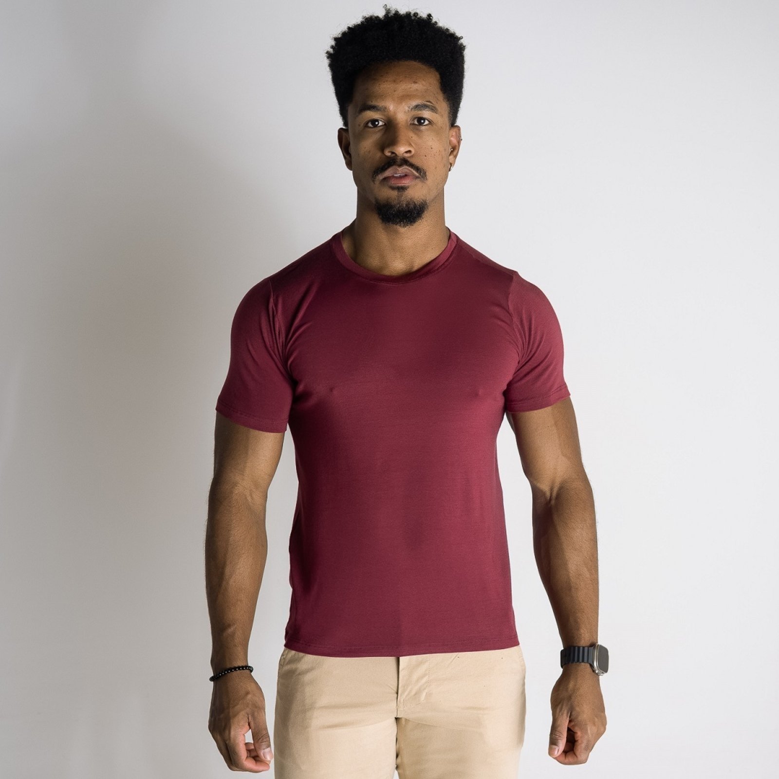 Camiseta Versatiold Tech Modal Bordô