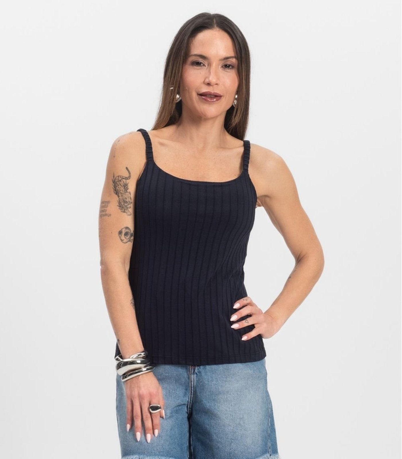 Blusa Feminina De Alça Select Azul