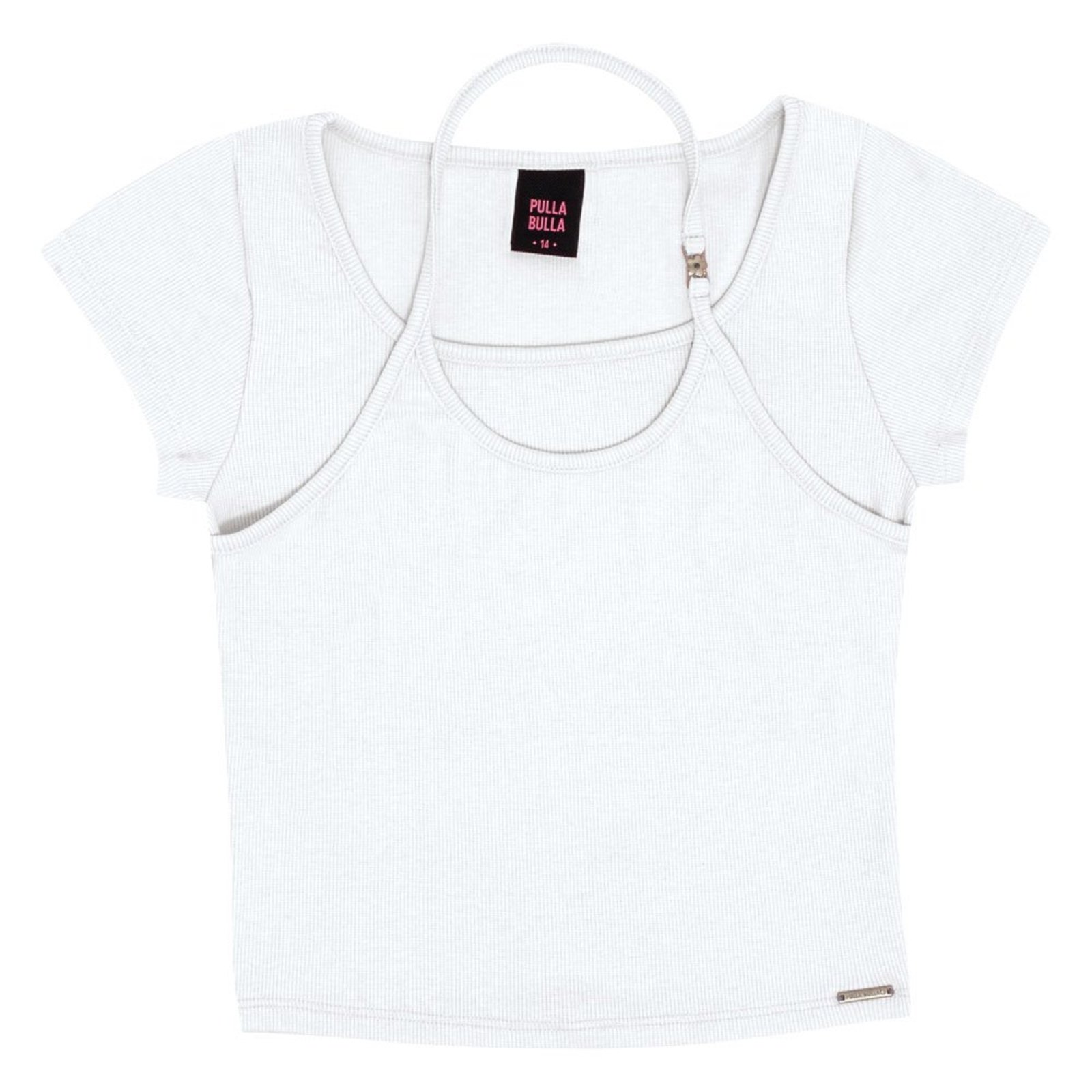 Infantil - Blusa Juvenil Menina - Branco - 50808-3