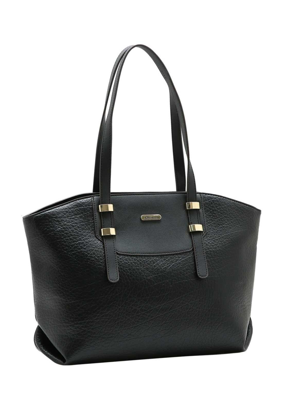 Bolsa Feminina Chenson Ombro Soft Cool 3485916 Preto