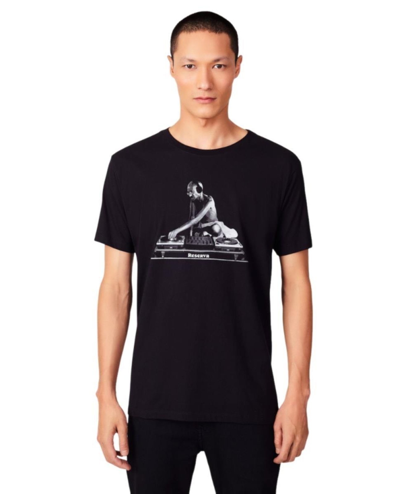 Camiseta Slim Estampa Indian Sample Reserva