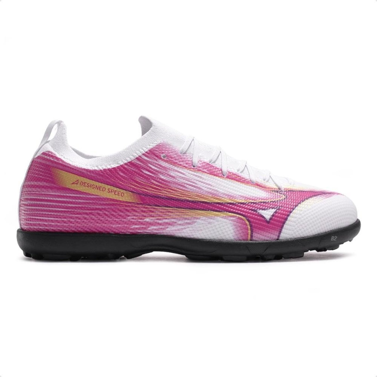Chuteira Society Mizuno Alpha Club As Masculina Branco