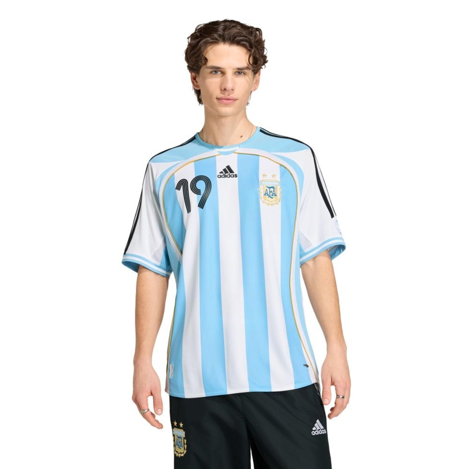 Camisa I Messi Seleção Argentina 2006 adidas Performance Branco