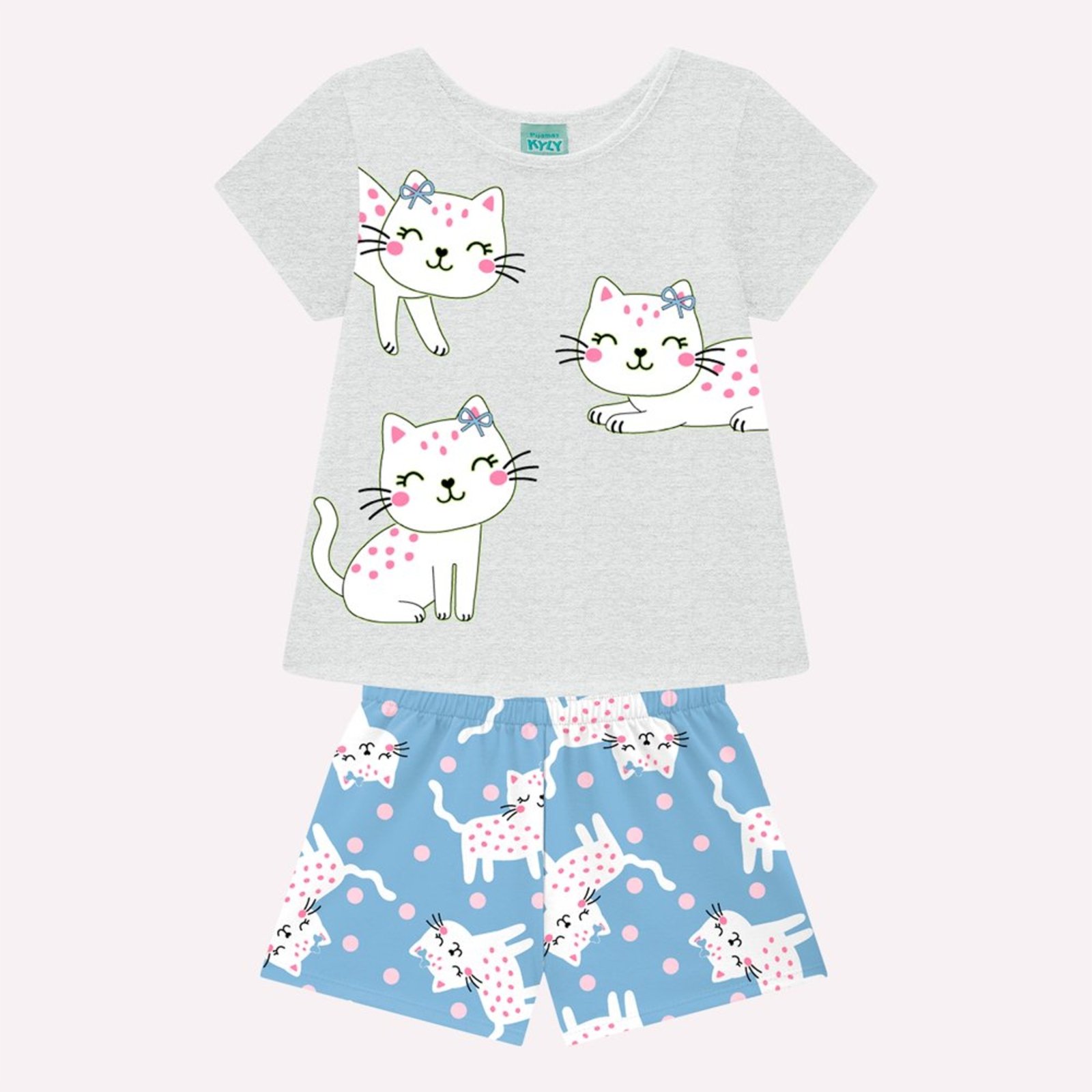 Pijama Menina Gatinhos Kyly