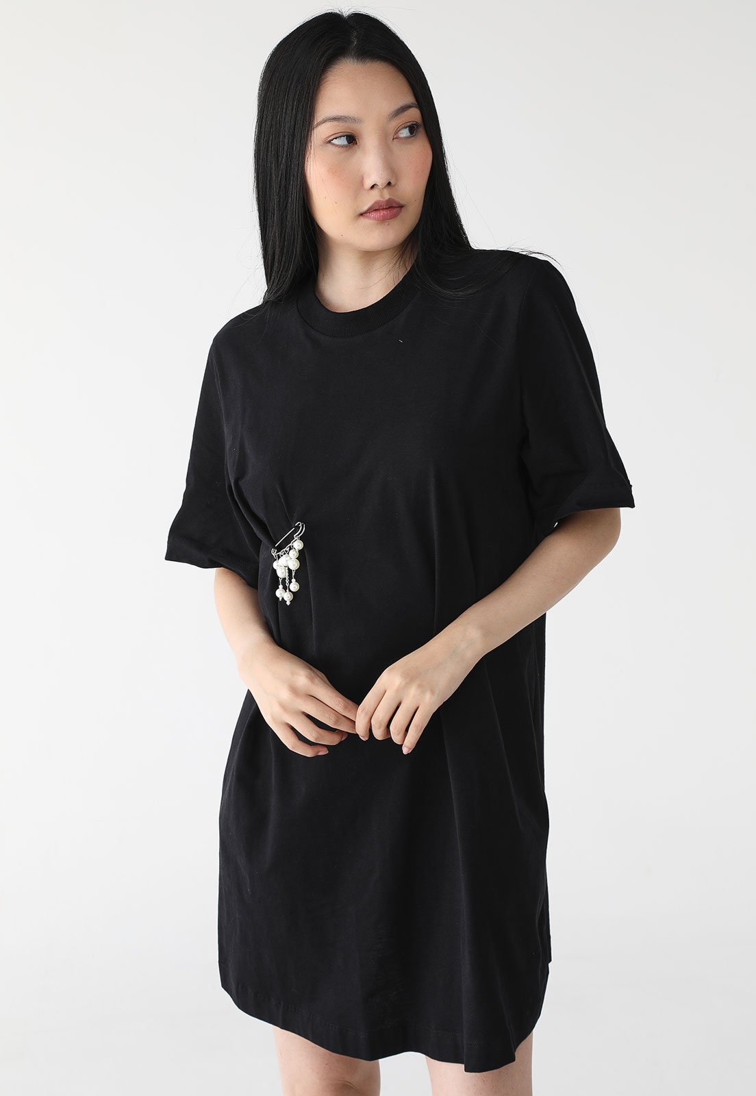 Vestido Lança Perfume Curto T Dress Preto
