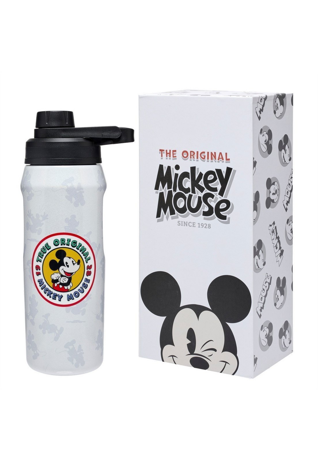 Infantil - Garrafa Térmica Mickey Mouse 550ml Inox Original Disney