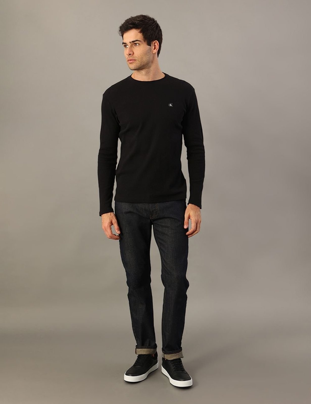 Calça Jeans Slim 5 Pockets - Marinho Calvin Klein Jeans