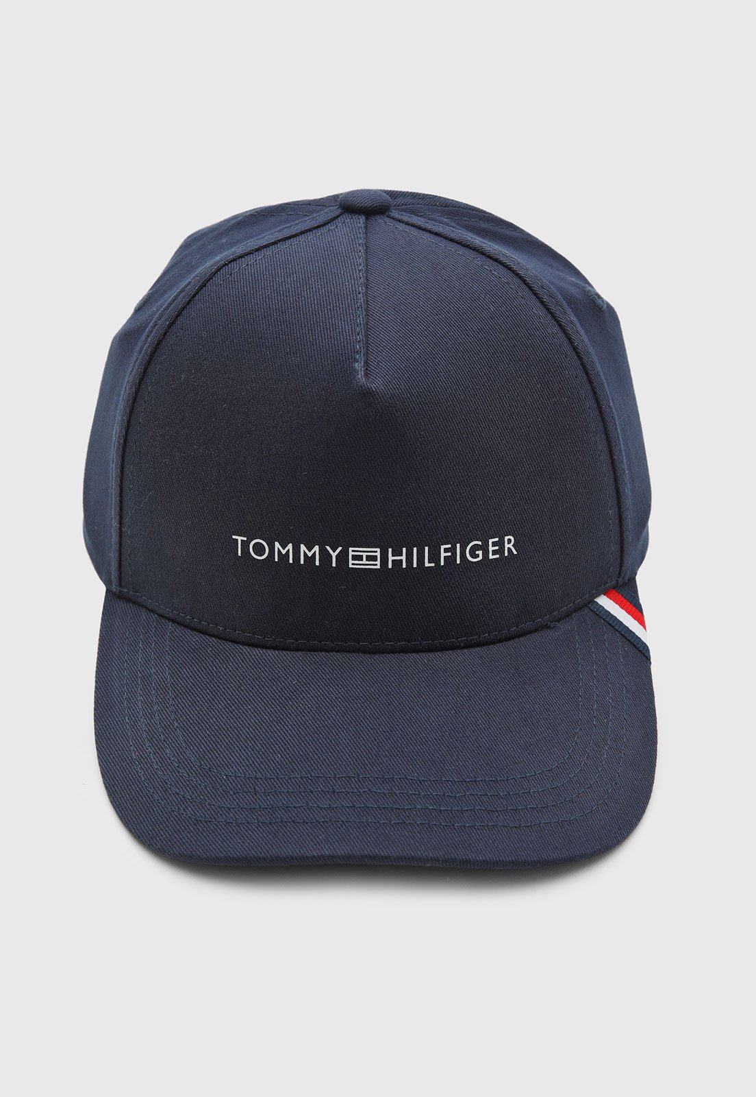 Boné Masculino Tommy Hilfiger Logo Bordado Azul Marinho