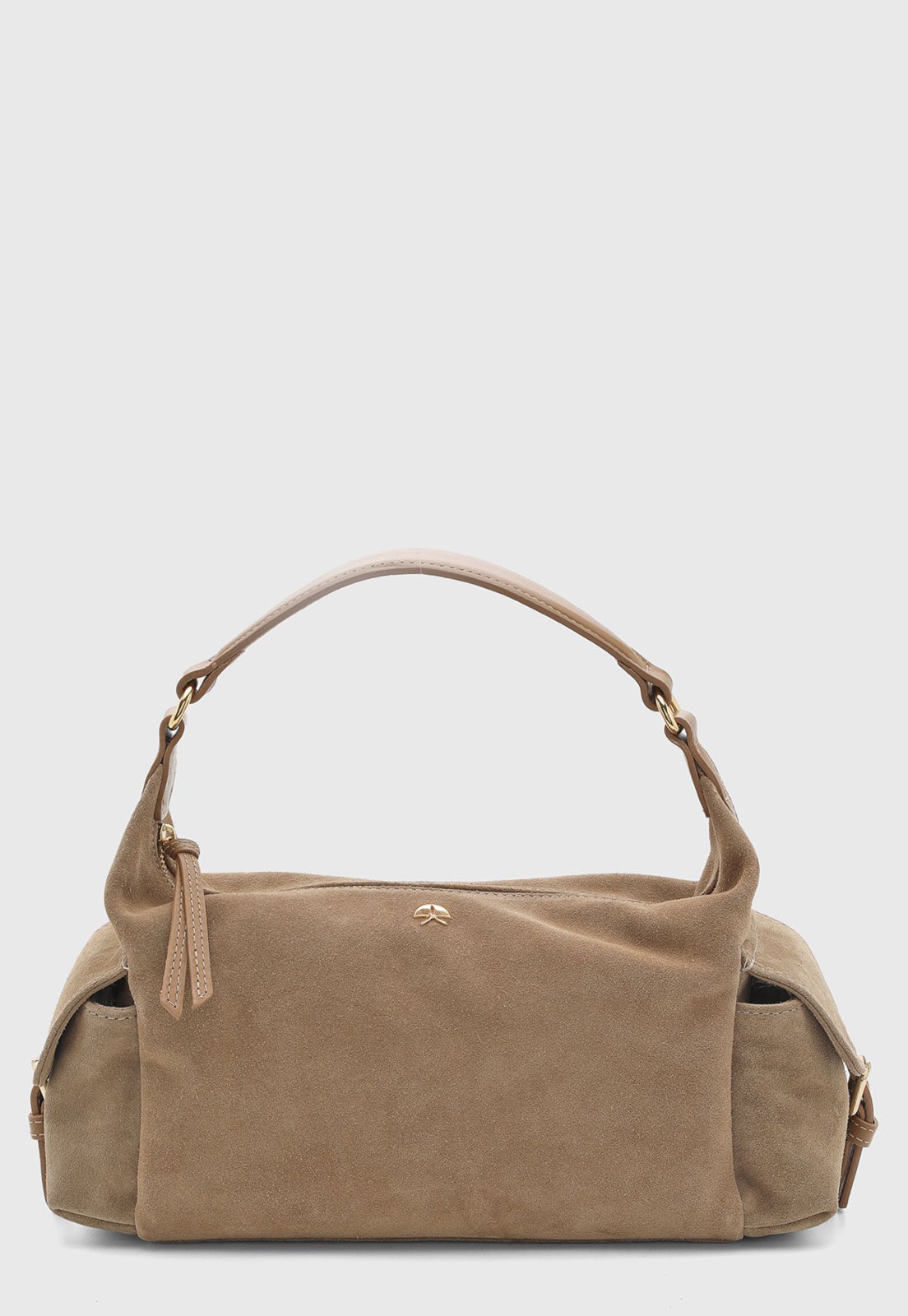 Bolsa Feminina Luiza Barcelos Camurça Bege