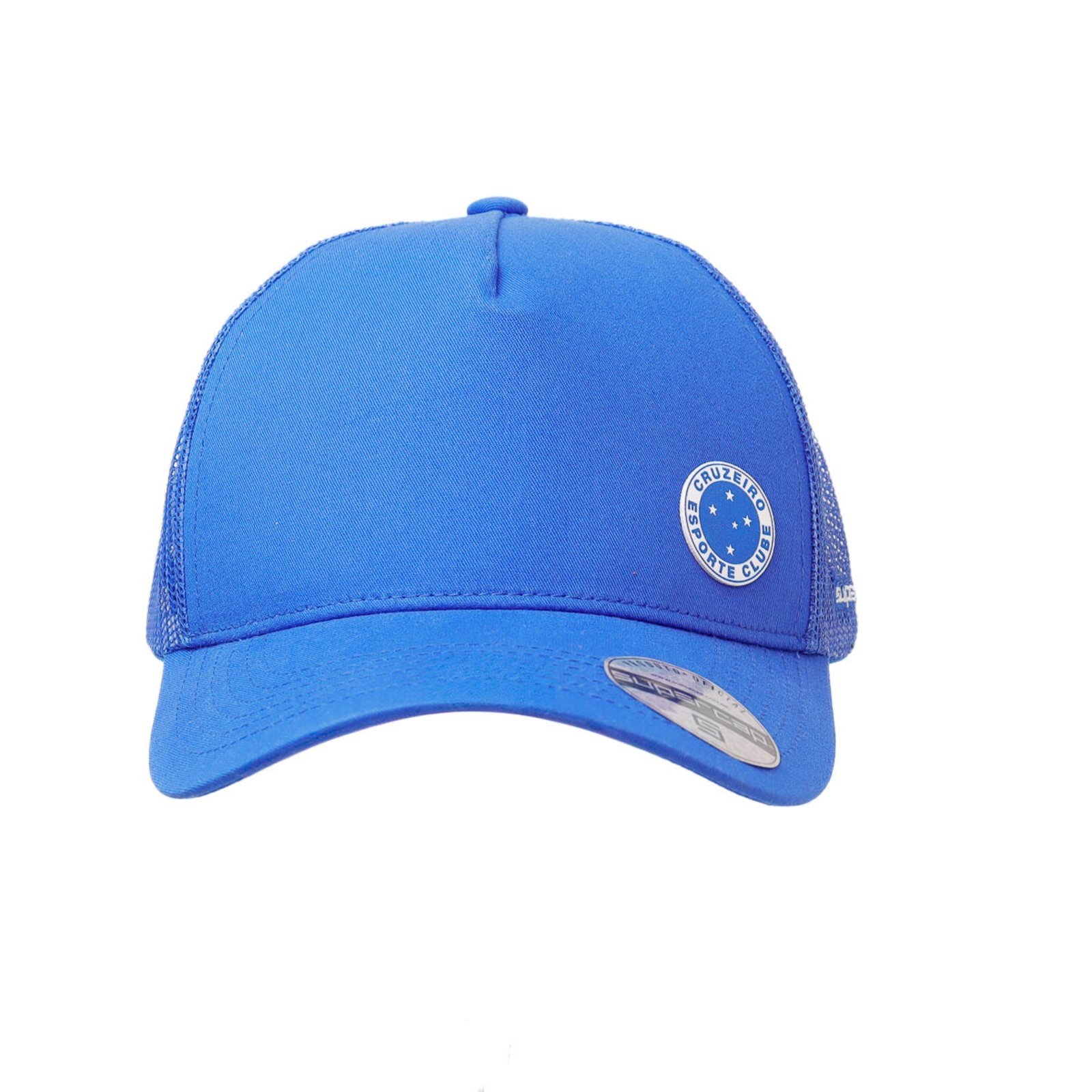 Vista 2 Boné Supercap Cruzeiro Trucker Silk Supercap azul