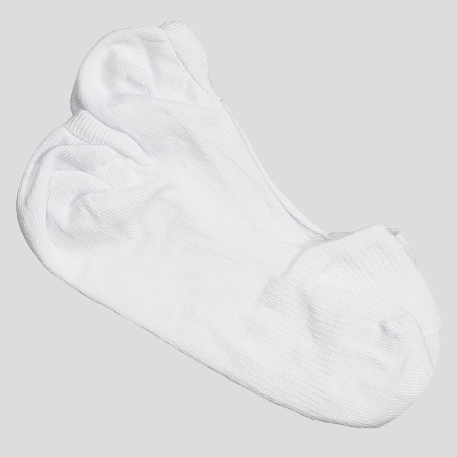 Vista 3 Meia Selene Sapatilha Invisível Feminina Branca branco SELENE branco