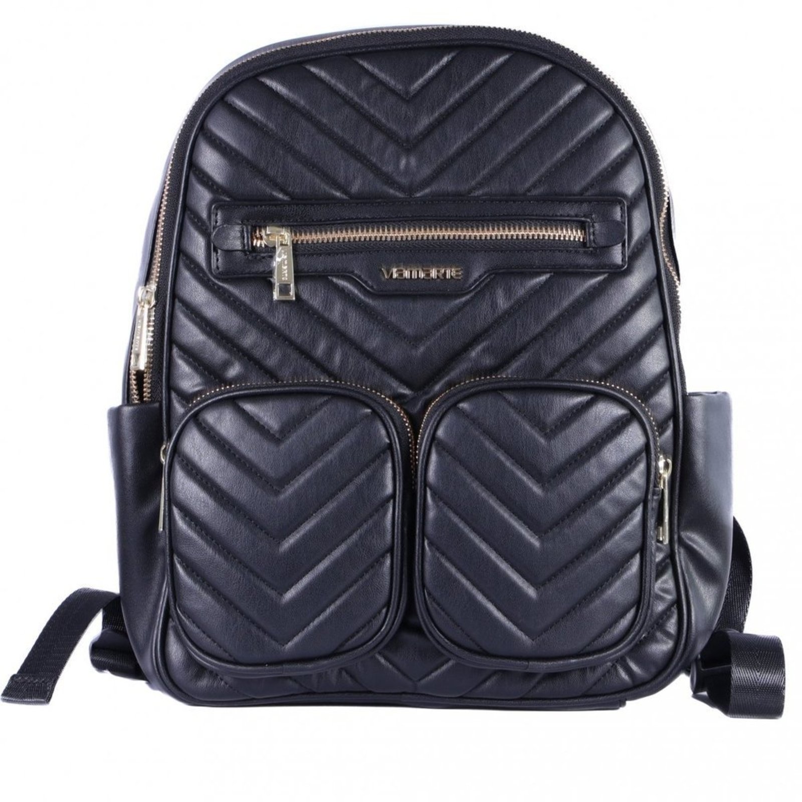 Mochila Feminina Via Marte Matelassê B2-723-01 Via Marte Preto