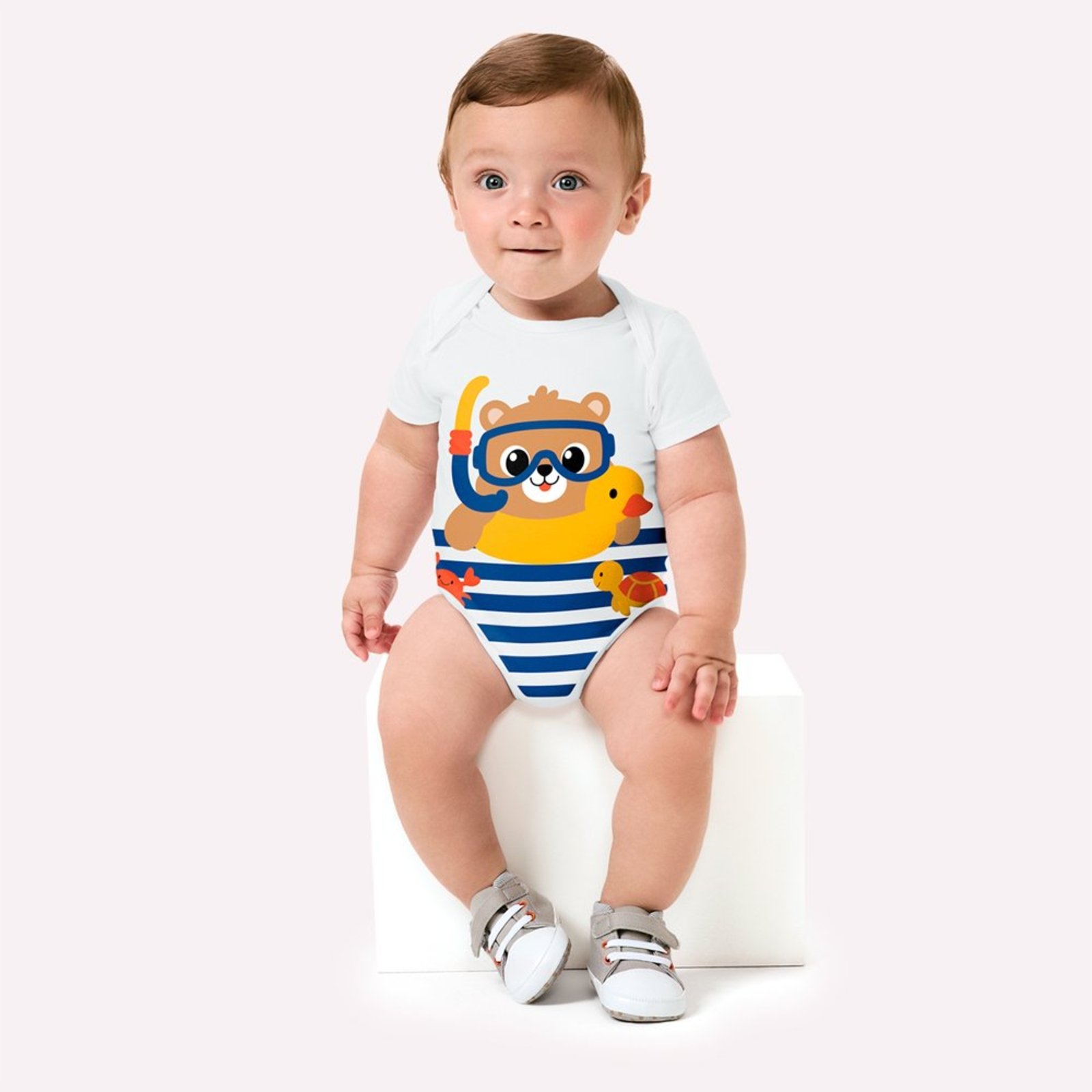Infantil - Body Menino em Cotton Kyly