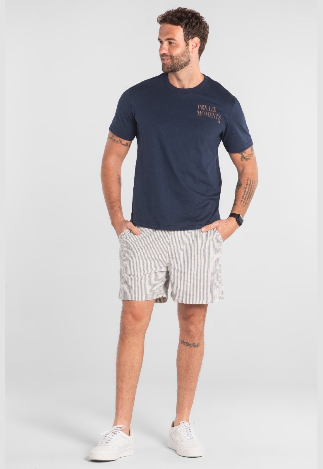 Camiseta Masculina em Algodão The Philippines Azul