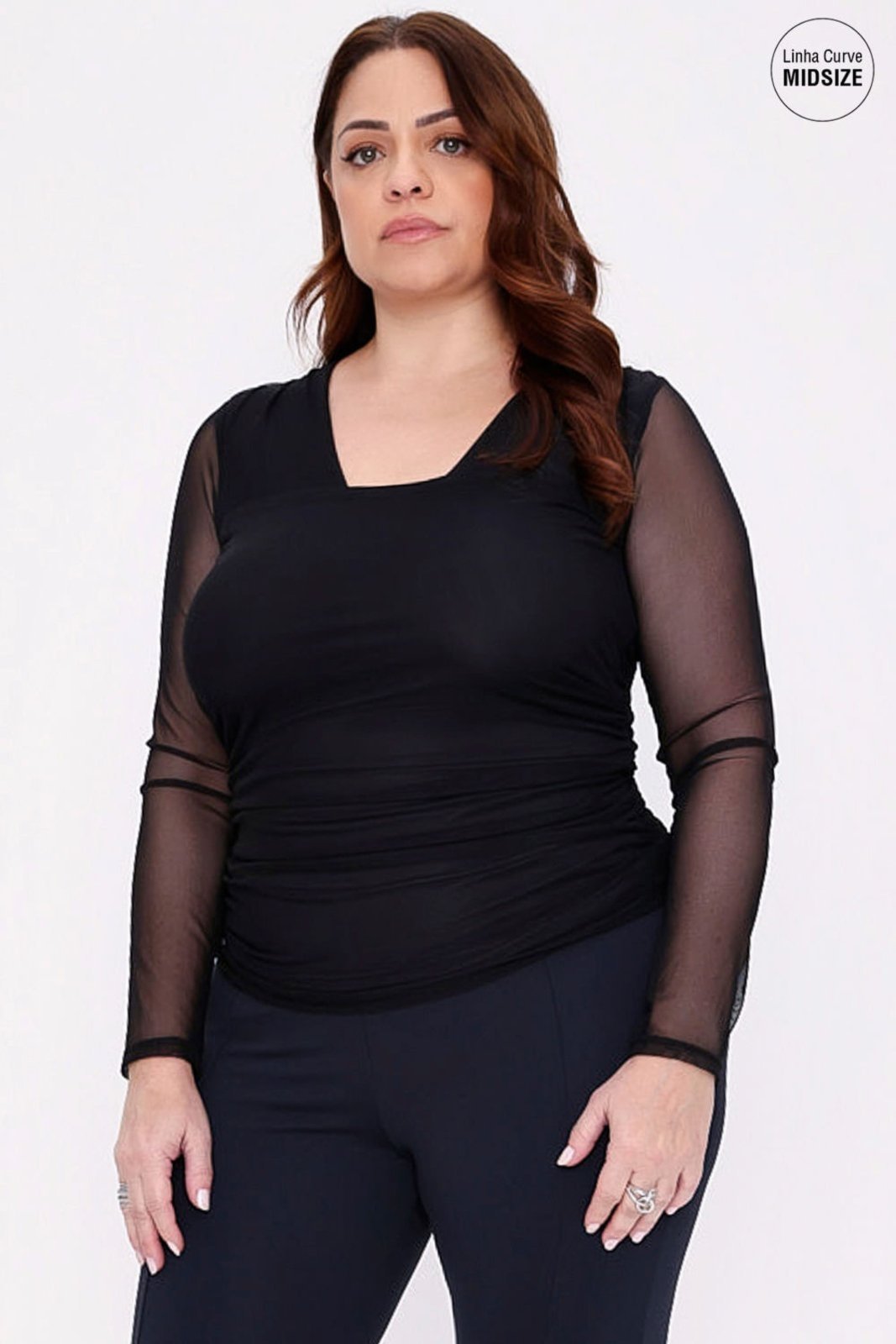 BLUSA TULE MAIS GATA PRETO Gatabakana BLUSA TULE MAIS GATA PRETO Gatabakana