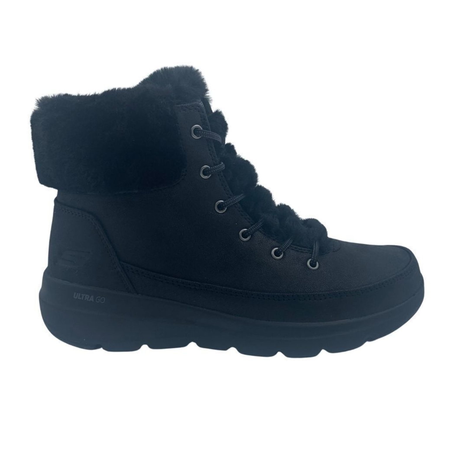 Bota Feminina Skechers Glacial Ultra Wonderland Preta - Preto - skechers