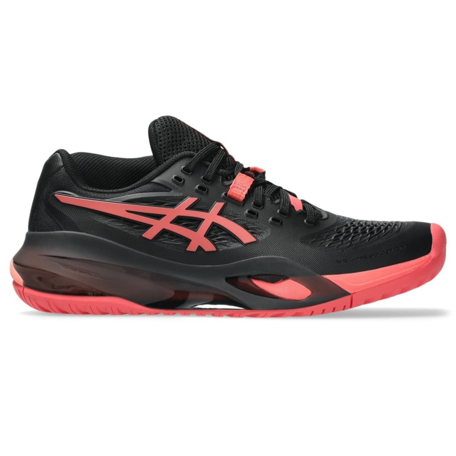 Tênis ASICS Gel-Resolution X - Feminino - Preto/Rosa