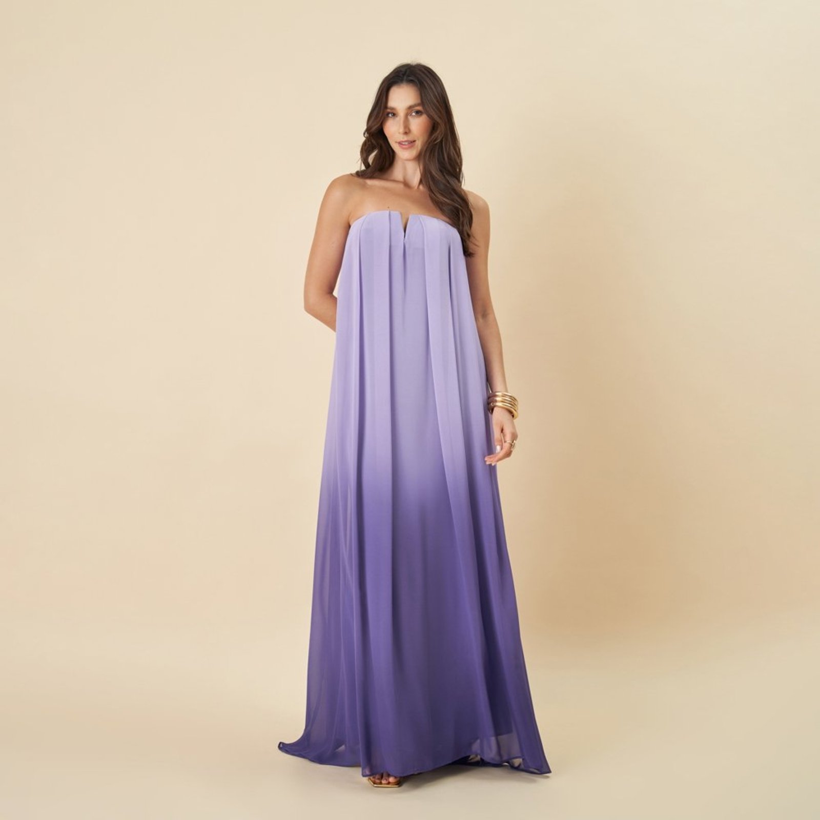 VESTIDO AUSTON LARONES LAVANDA