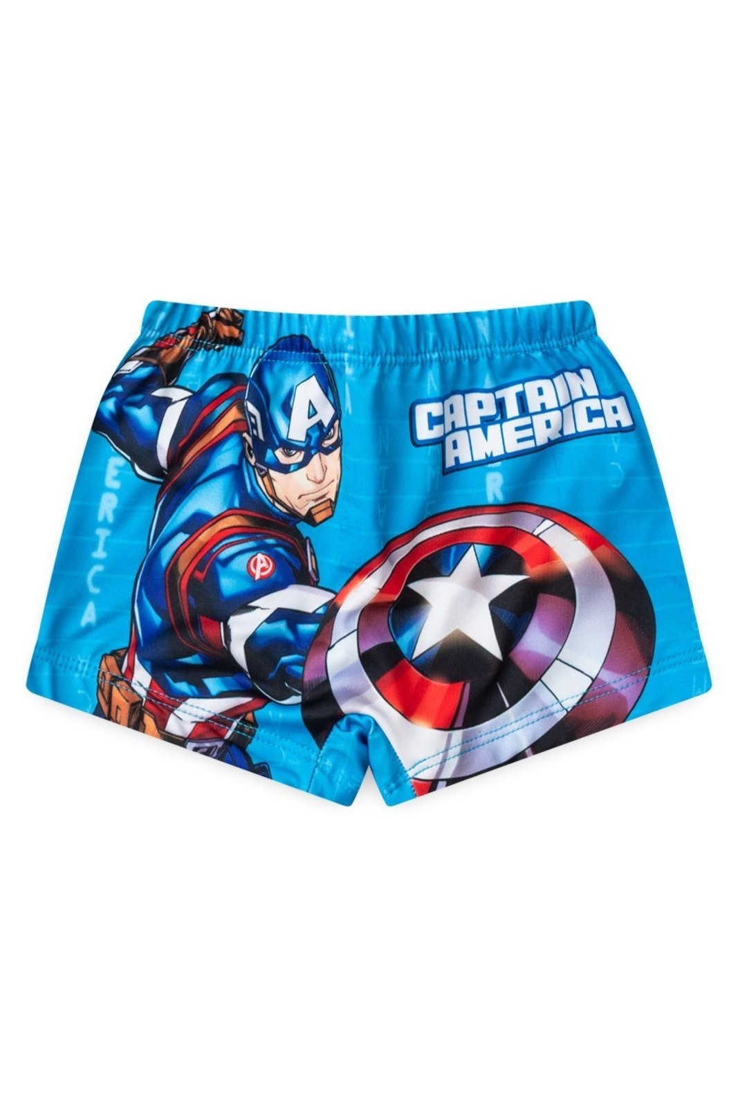 Vista 3 Sunga Disney Masculina Capitão America Marvel azul Marvel azul