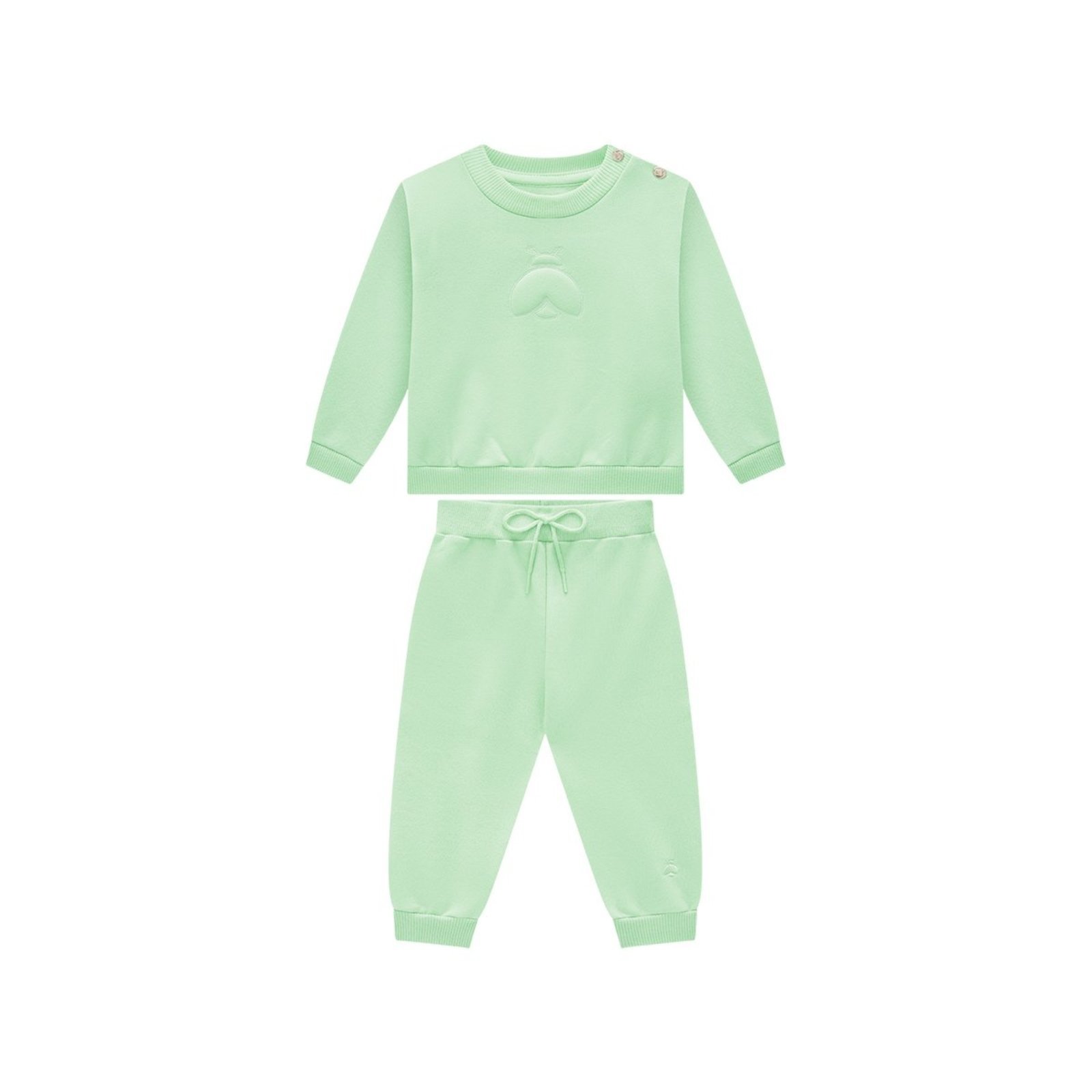 Infantil - Conjunto Menina Blusão e Calça em Moletom