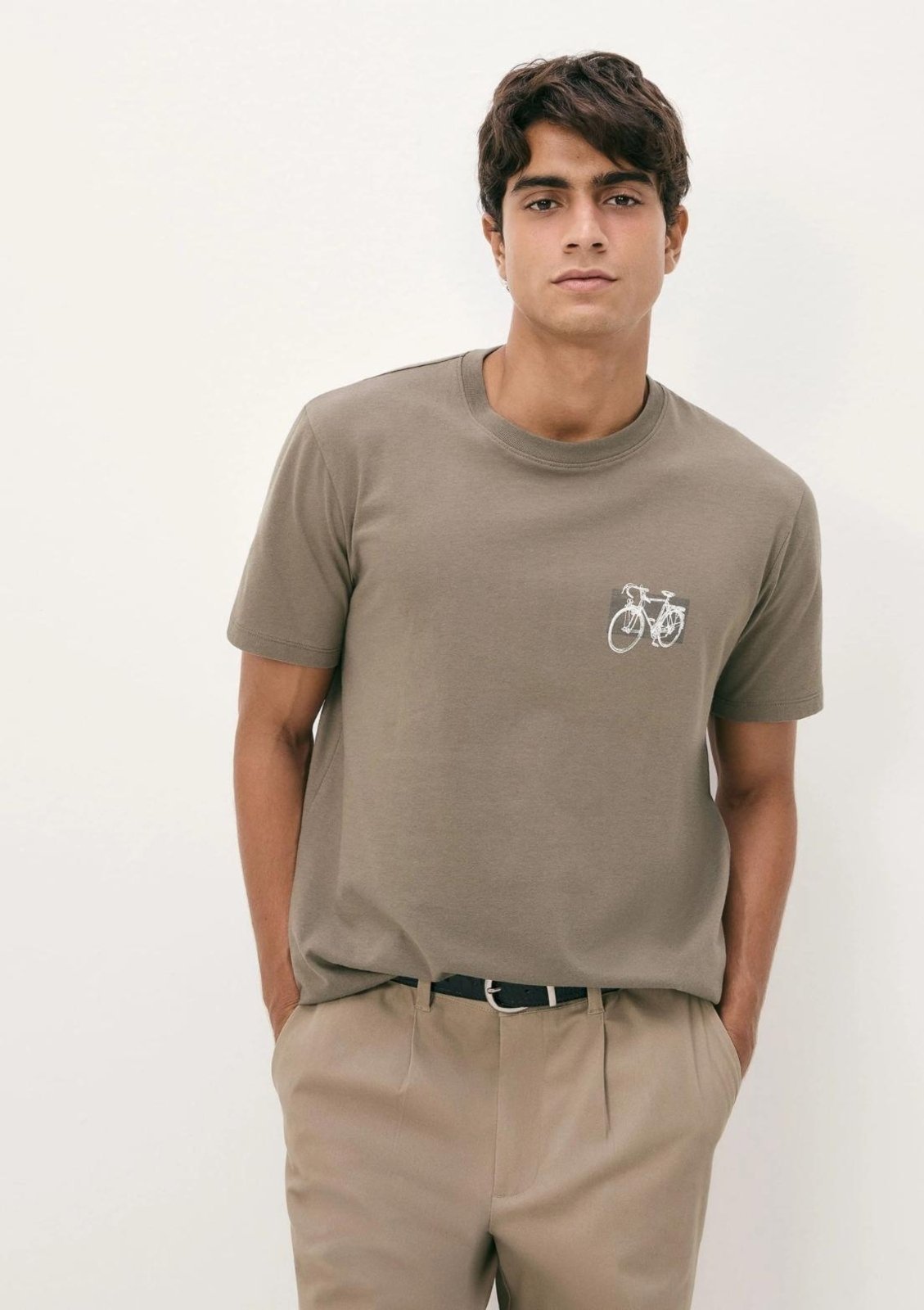 Camiseta Masculina Manga Curta Com Estampa