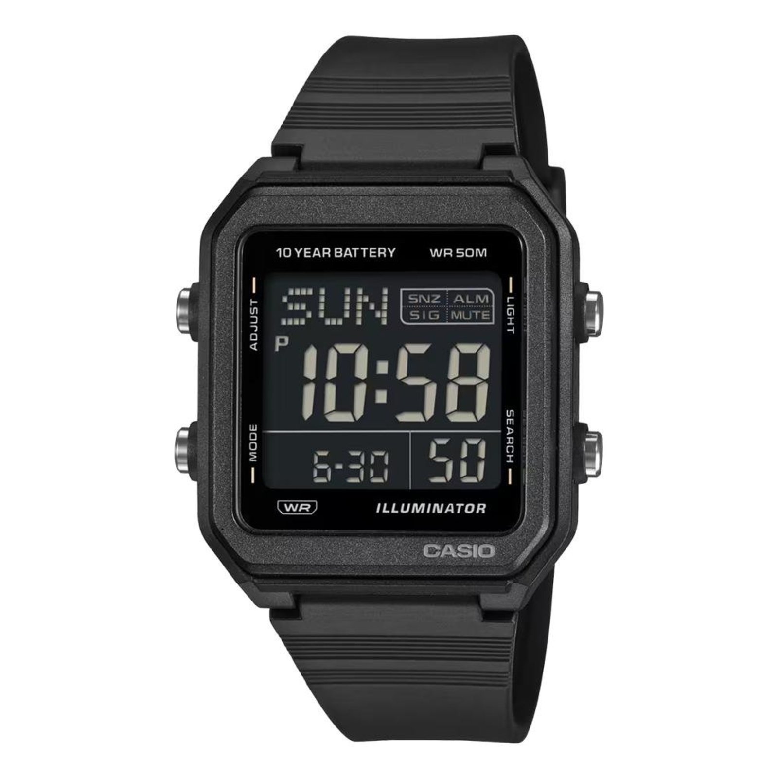 Relógio Casio W-221H-1BVDF-SC Preto