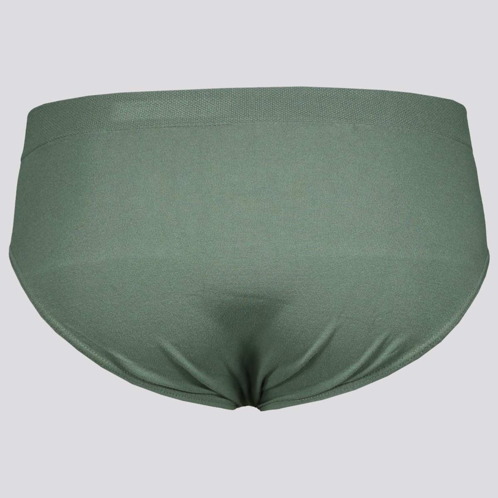 Vista 3 Cueca Slip Lupo Micromodal Sem Costura Oliva verde Lupo verde