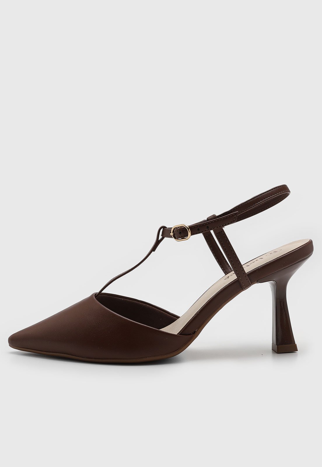 Vista 2 Scarpin Feminino cê Tira em T BEBECÊ marrom BEBECÊ marrom