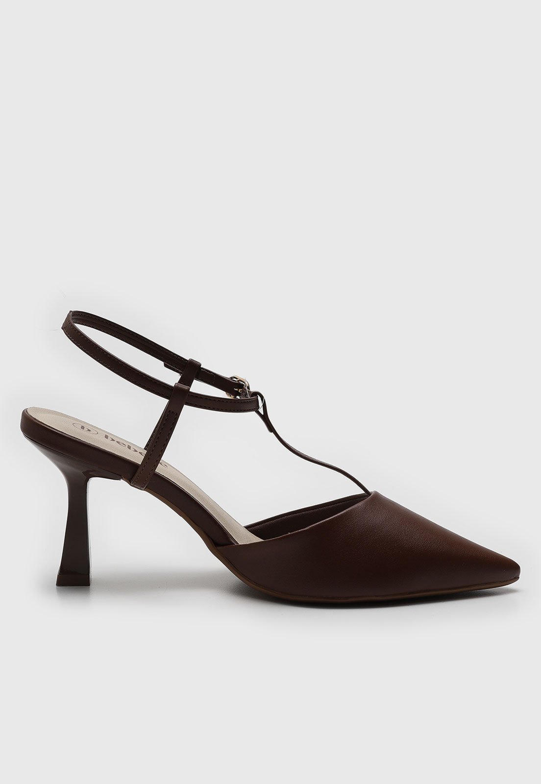 Vista 3 Scarpin Feminino cê Tira em T BEBECÊ marrom BEBECÊ marrom