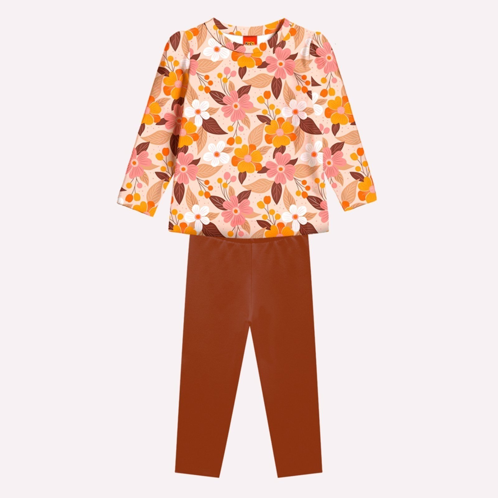Infantil - Conjunto Menina Flores Kyly