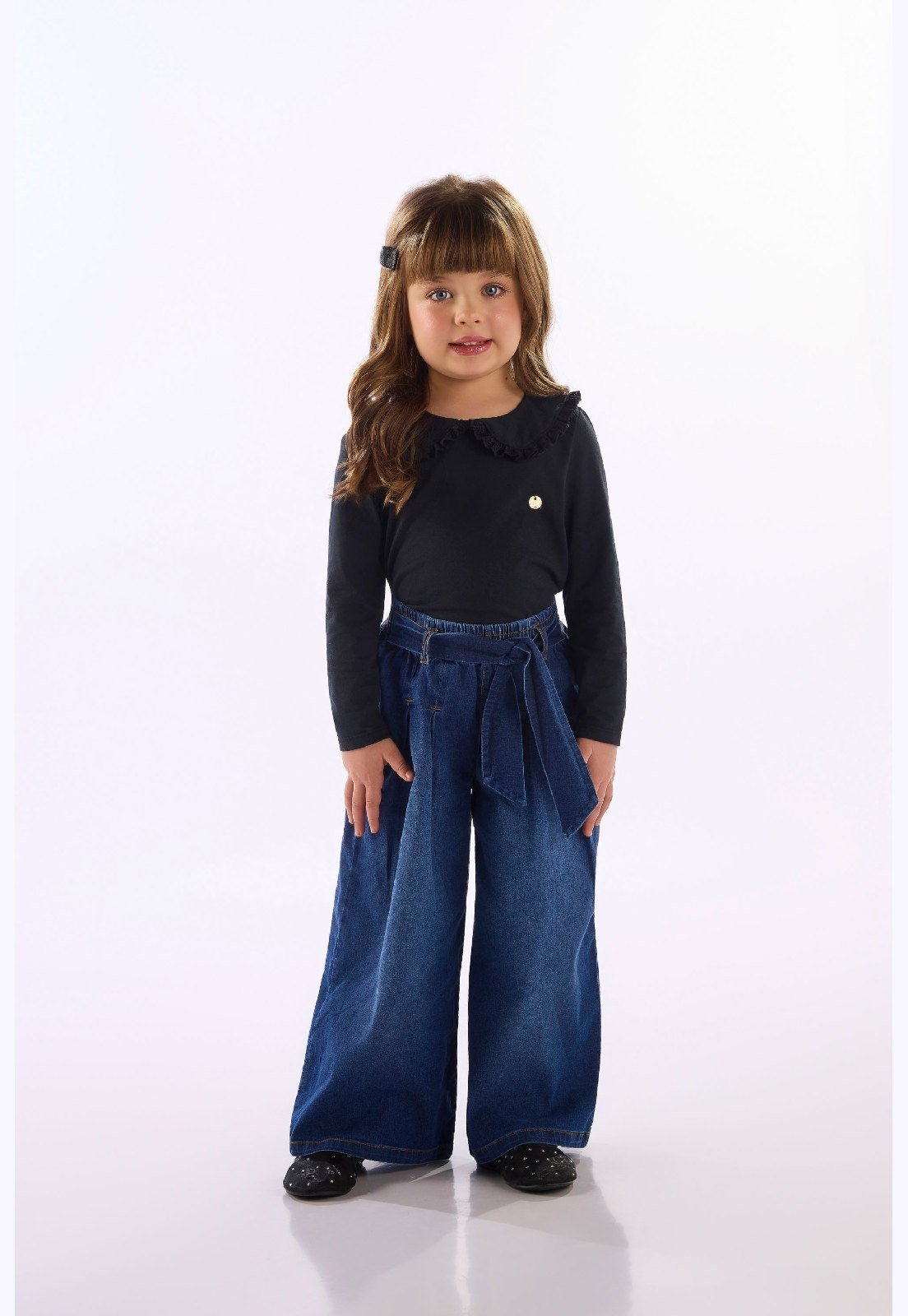 Infantil - Blusa Gola Renda Up Baby Branco