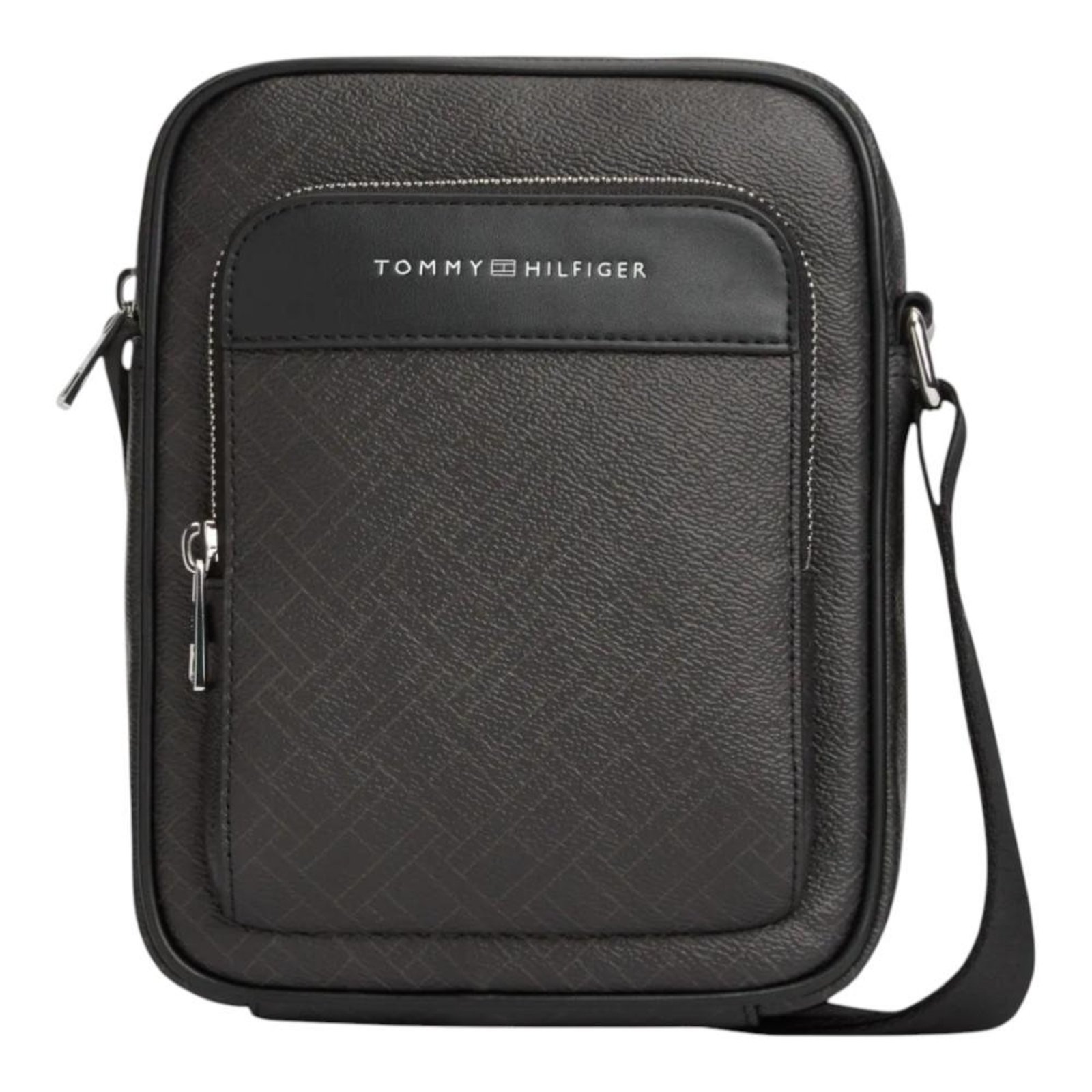 Bolsa Shoulder Bag Tommy Hilfiger Flag Monogram Mini Preto