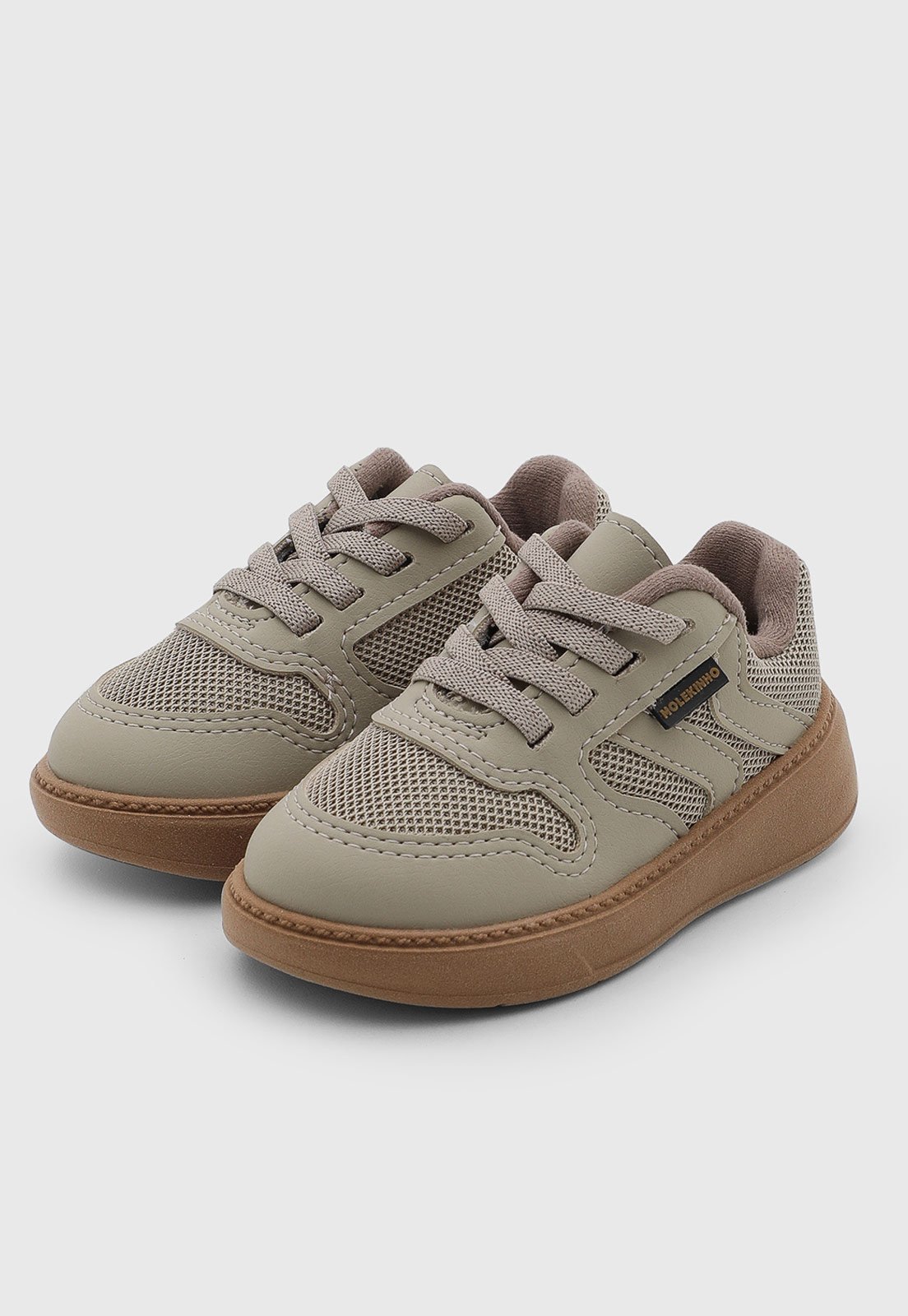 Infantil - Tênis Casual Molekinho Casual Bege